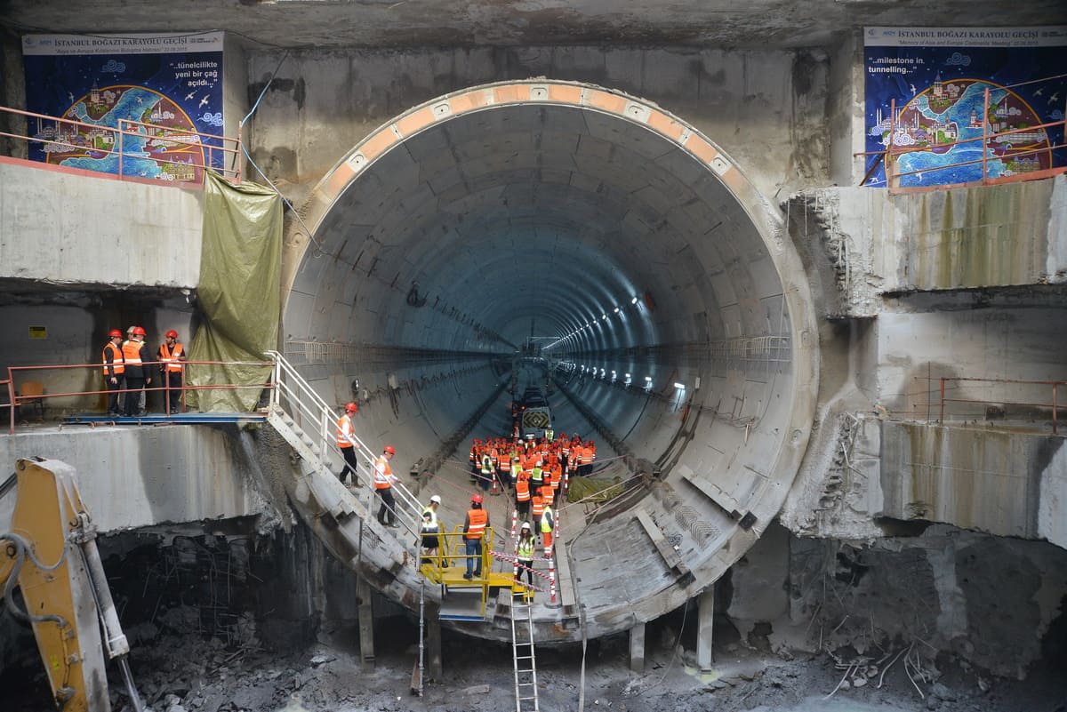 Tunnel concrete - underground construction
